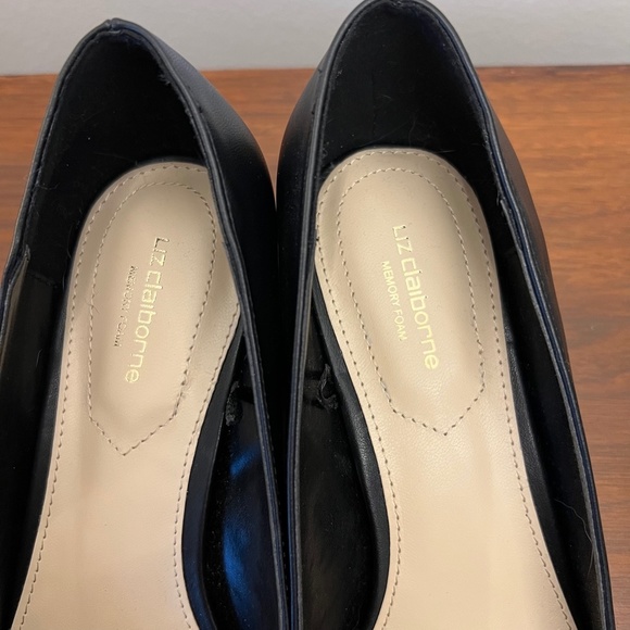 Liz Claiborne‎ Faris pump with block heel women's size 8 black-NWOT - Picture 5 of 10